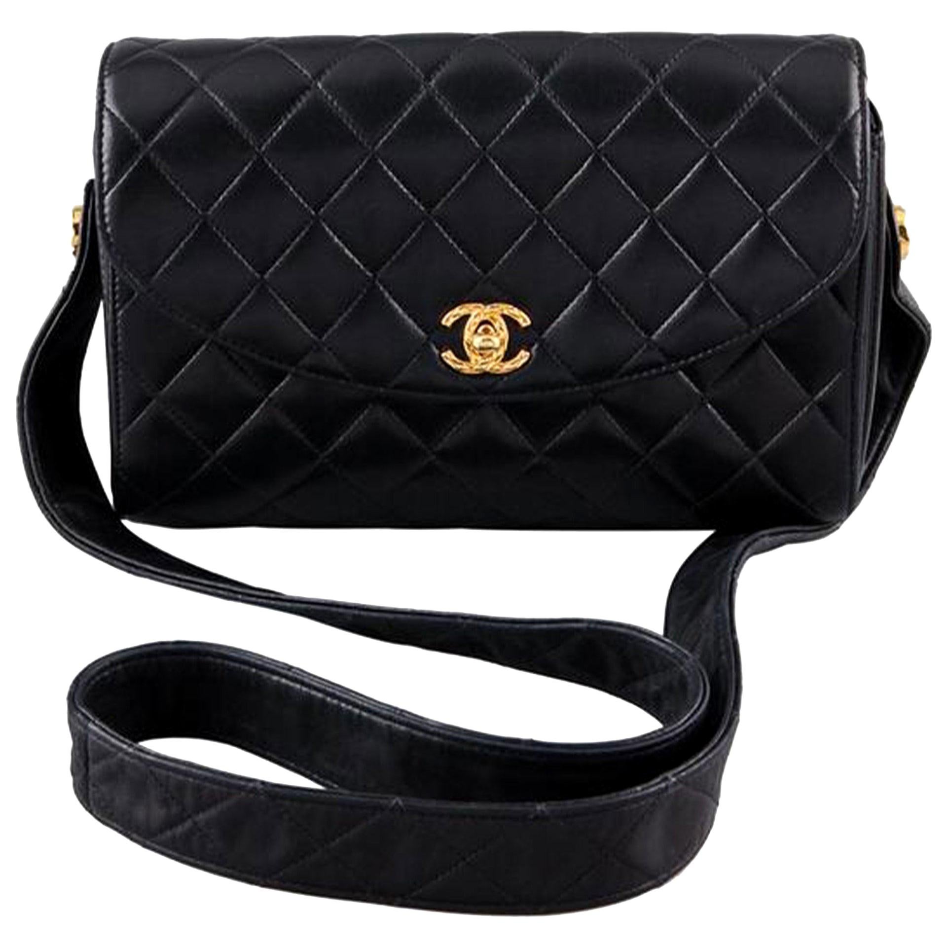 Heritage Vintage Chanel Black Caviar Leather Gold CC Shoulder Bag  Lot  78013  Heritage Auctions